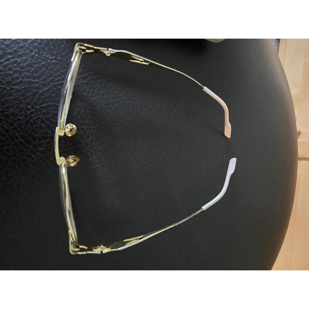 Via Spiga Women's Gold Metal Oval Full Rim Eyeglasses Frame - Picture 6 of 7